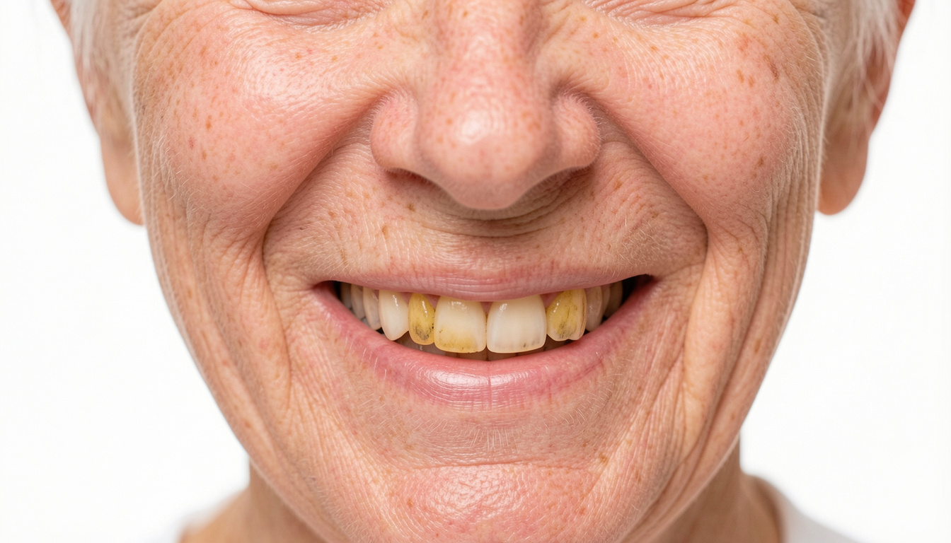 ageing teeth colour